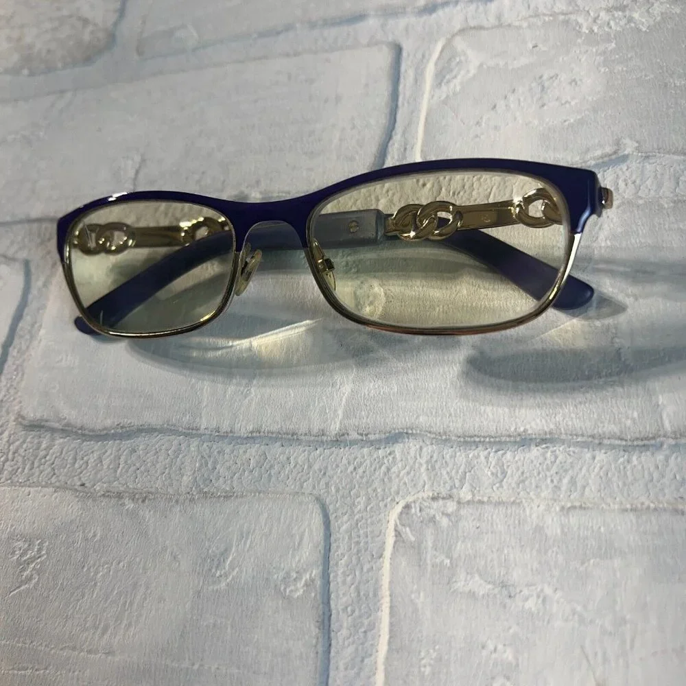 JIMMY‎ CHOO Eyeglasses Frames Violet 53 16 135 78-8T2 Rectangle Made in Italy